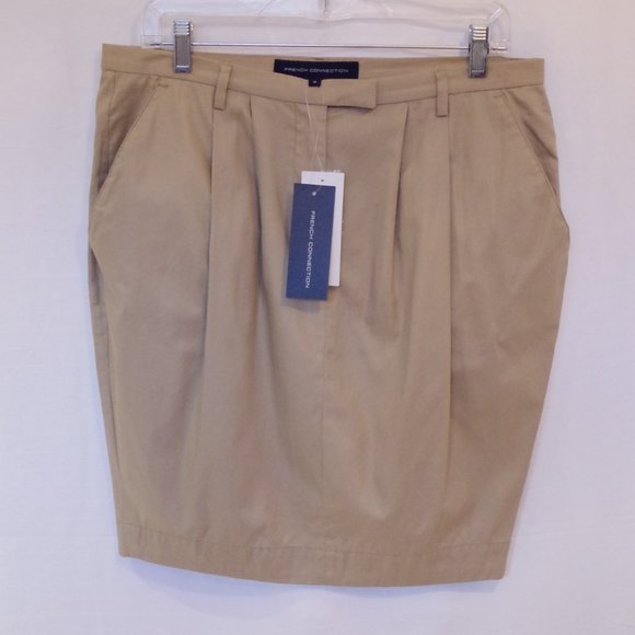 French Connection "Willow" Cotton Pencil Skirt NEW-  Sz. 8 - Picture 2 of 5